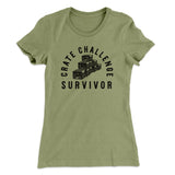 Crate Challenge Survivor 2021 Funny Women's T-Shirt