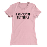 Anti-Social Butterfly Funny Women's T-Shirt