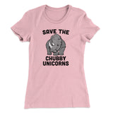 Save The Chubby Unicorns Funny Women's T-Shirt