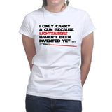 Ladies Gun And Lightsaber T-shirt Style001