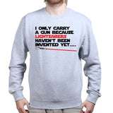Unisex Gun And Lightsaber Sweatshirt