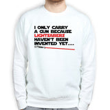 Unisex Gun And Lightsaber Sweatshirt Style001