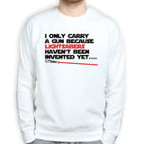 Unisex Gun And Lightsaber Sweatshirt