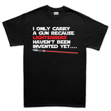 Men's Gun And Lightsaber T-shirt Style001