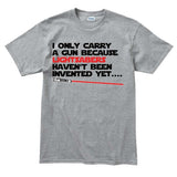 Men's Gun And Lightsaber T-shirt