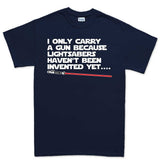 Men's Gun And Lightsaber T-shirt Style001