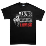 Men's Lions Don't Lose Sleep T-shirt Style001