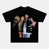 LIV MORGAN & DOMINIK MYSTERIO TEE. 7.15