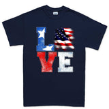 Men's Love America T-shirt Style001
