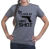 Love At First Shot Ladies T-shirt Style001
