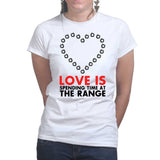 Love Is At The Range Ladies T-shirt Style001