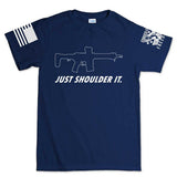 Just Shoulder It Men's T-shirt Style001