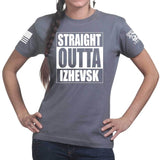 Straight Outta Izhevsk Ladies T-shirt Style001