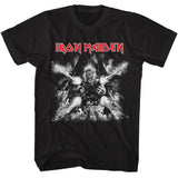 Iron Maiden - Tailgunner - American Classics - Solid Black Adult Short Sleeve T-Shirt