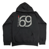69LS Silver Jubilee Anniversary Edition (Silver on Black) Pullover Hoodie