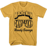 Macho Man - Name & Glasses - Short Sleeve - Adult - T-Shirt