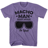 Macho Man - Oh Yeah 3 - Short Sleeve - Heather - Adult - T-Shirt
