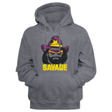 Macho Man - Justsavage - Long Sleeve - Heather - Adult - Hoodie