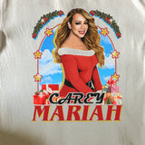 MARIAH CHRISTMAS TIME HEAVYWEIGHT WHITE T-SHIRT