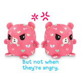 TeeTurtle Reversible Bear Plushmate (Hearts)