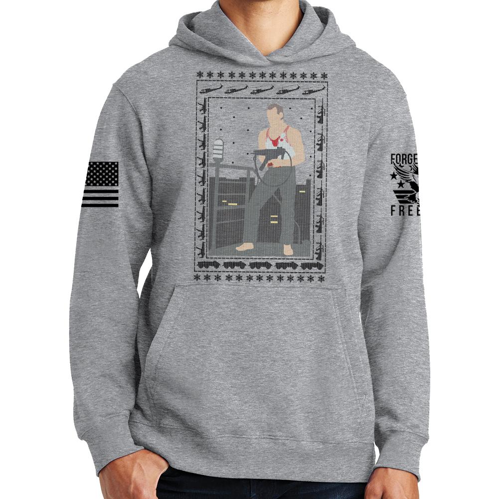 John McLane Ugly Christmas Hoodie