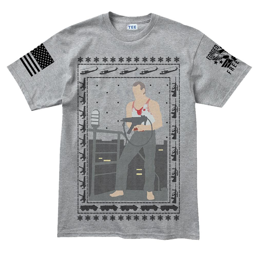 John McLane Ugly Christmas Men's T-shirt