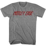 Motley Crue - Logo - Short Sleeve - Heather - Adult - T-Shirt