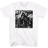 Motley Crue - Black & White Band Pic - Short Sleeve - Adult - T-Shirt