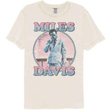 Miles Davis - Pastel Gradients - American Classics - Off-White Solid Adult Short Sleeve Comfort Color T-Shirt