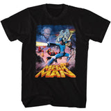 Mega Man - Postery Megaman - Short Sleeve - Adult - T-Shirt