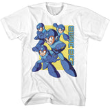 Mega Man - Multiple Poses - Short Sleeve - Adult - T-Shirt
