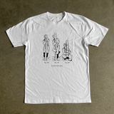 'HOW TO SECURE A PRISONER' HEAVYWEIGHT WHITE T-SHIRT
