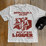 MILANO 'BITTER LIQUER' HEAVYWEIGHT WHITE T-SHIRT