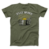 Stay Woke Coffee Funny Men/Unisex T-Shirt