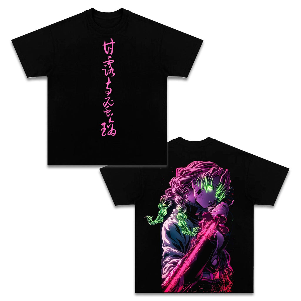 MITSURI KANROJI UNISEX ANIME INSPIRED VINTAGE TEEä¸¨DEMON SLAYER-[DS]