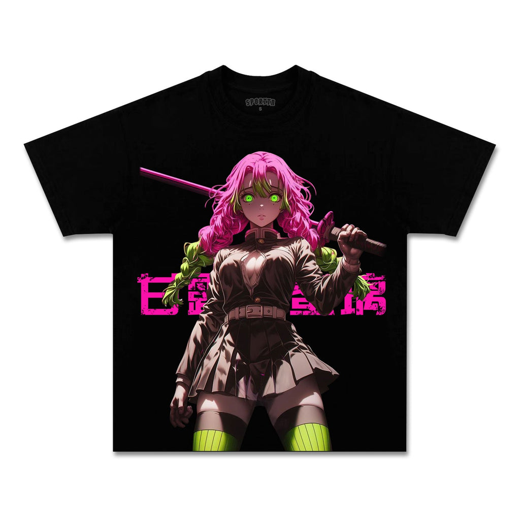 UNISEX ANIME INSPIRED VINTAGE TEEä¸¨DEMON SLAYER-[FRONT] Style005