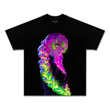 MITSURI KANROJI UNISEX ANIME INSPIRED VINTAGE TEEä¸¨DEMON SLAYER-[FRONT]