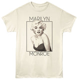Marilyn Monroe - Rectangle - American Classics - Natural Adult Short Sleeve T-Shirt