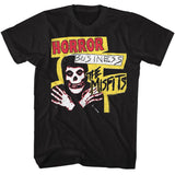 Misfits - Horror Business - American Classics - Solid Black Adult Short Sleeve T-Shirt