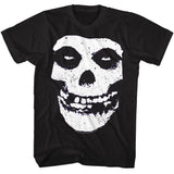 Misfits - Skull - American Classics - Solid Black Adult Short Sleeve T-Shirt