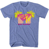 MTV - Spring Break Bikini - American Classics - Heather Blue Adult Short Sleeve T-Shirt