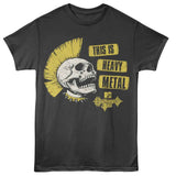 MTV - This Is Heavy Metal - American Classics - Gray Solid Adult Short Sleeve T-Shirt