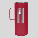 HOLD FAST 22 oz Stainless Steel Tumbler With Handle Fear Not Flag