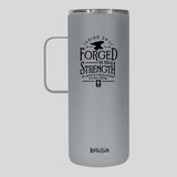 Kerusso 22 oz Stainless Steel Tumbler With Handle Forged