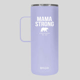Kerusso 22 oz Stainless Steel Tumbler With Handle Mama Bear