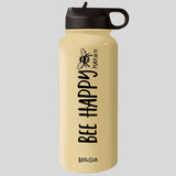 Kerusso 32 oz Stainless Steel Bottle Bee Happy