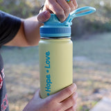 Kerusso 24 oz Stainless Steel Bottle Faith Hope Love