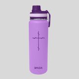 Kerusso 24 oz Stainless Steel Bottle Vine Cross