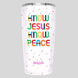 Kerusso 20 oz Stainless Steel Tumbler Know Jesus