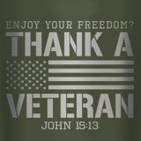 HOLD FAST 20 oz Stainless Steel Tumbler Thank A Veteran